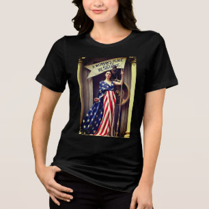 A Women's Place Is In the Resistance Tri-Blend Shirt