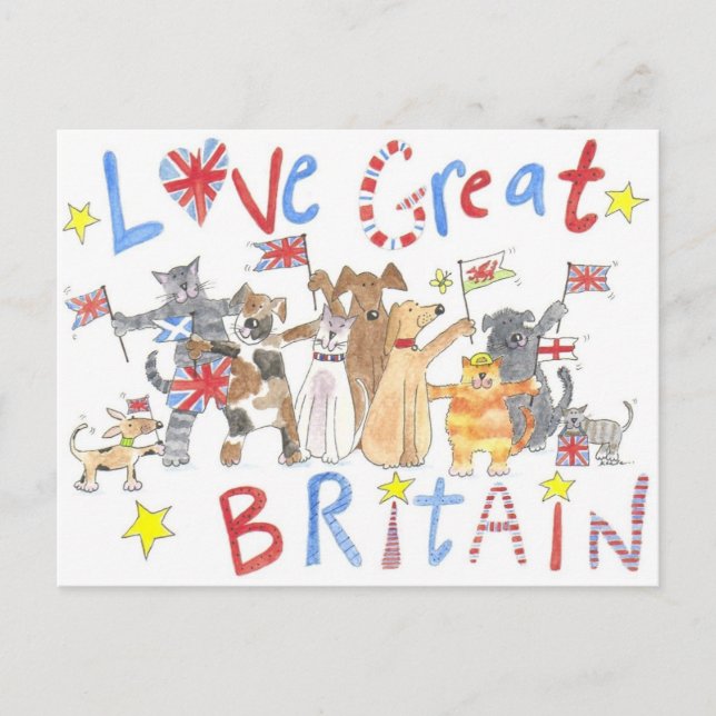 A wonderful patriotic postcard (Front)