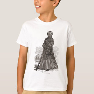 A woodcut image of Harriet Tubman, before 1869 T-Shirt
