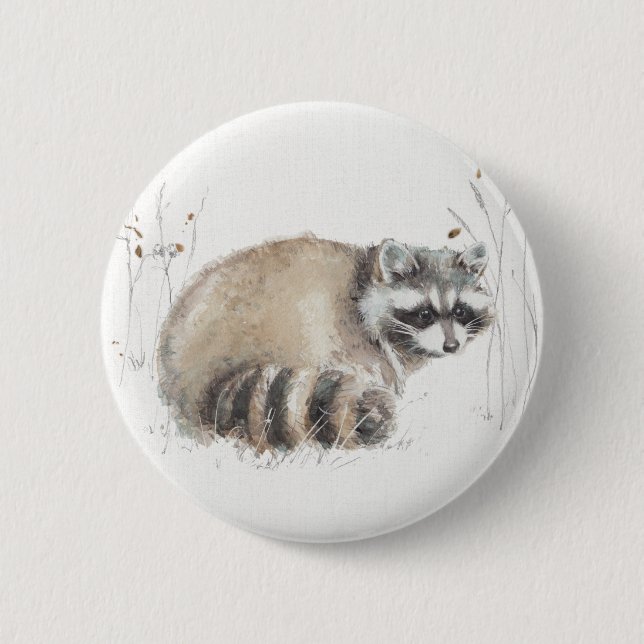 A Woodland Walk X 2 Inch Round Button (Front)