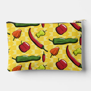 A World of Chili Peppers Accessory Pouch