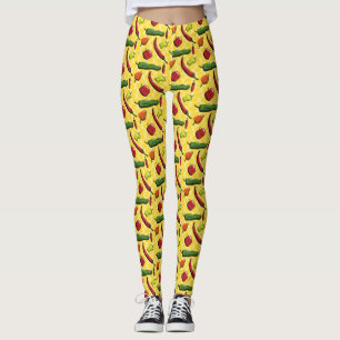 A World of Chili Peppers Leggings