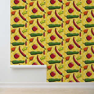 A World of Chili Peppers Wallpaper