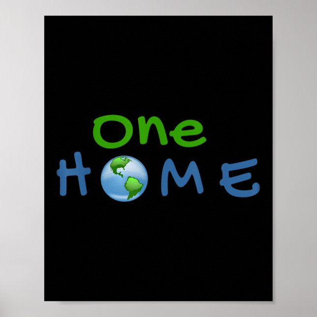 A World Of Climate Protection Environmental Protec Poster (Front)