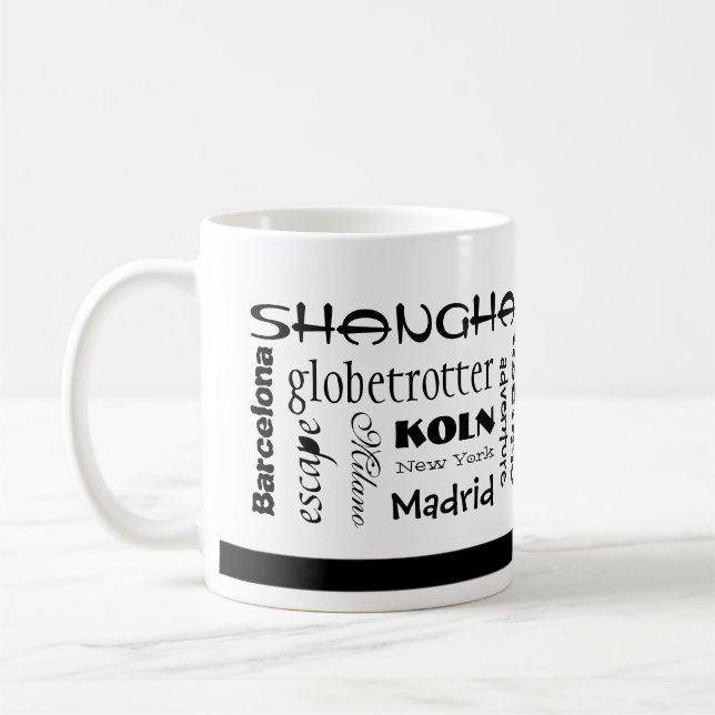A World of Wanderlust Coffee/Tea Mug (Left)