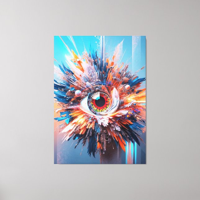 A World Of Wonder Begins With Vision Canvas Print (Front)