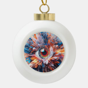 A World Of Wonder Begins With Vision Ceramic Ball Christmas Ornament