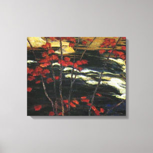 A. Y. Jackson - Red Maple Canvas Print