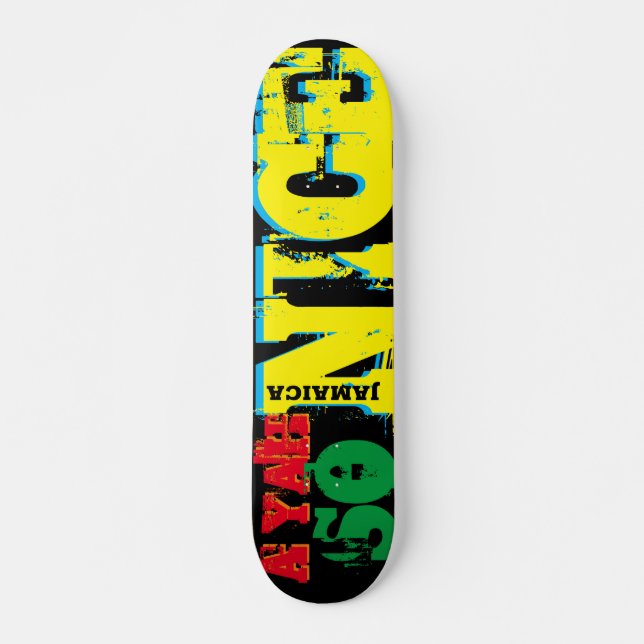 A YAH SO  NICE 7 3/4" Skateboard Deck (Front)