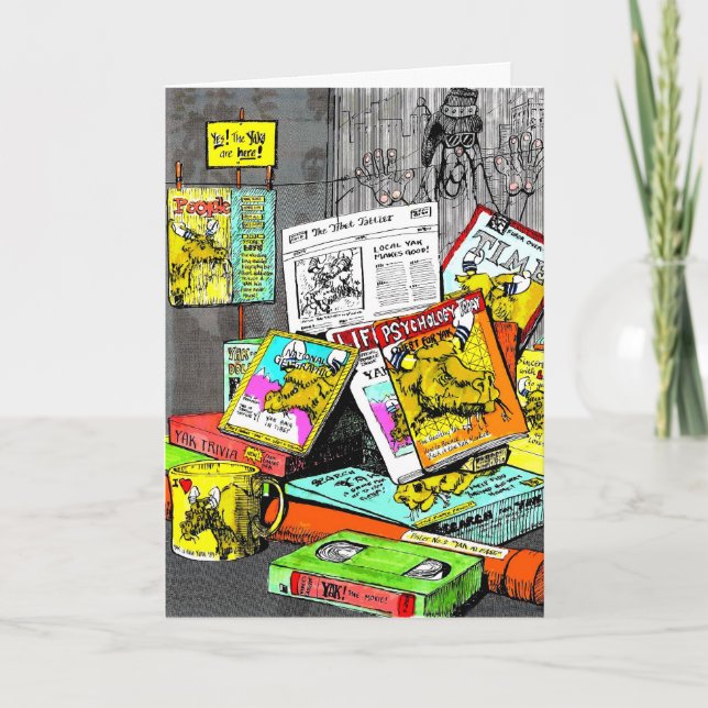 A Yak Is A Yak - Card (Front)