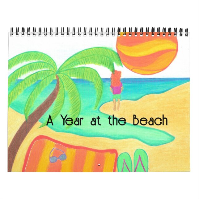 A Year at the Beach Calendar (Cover)