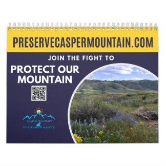 A Year at the Foot of Casper Mountain Calendar