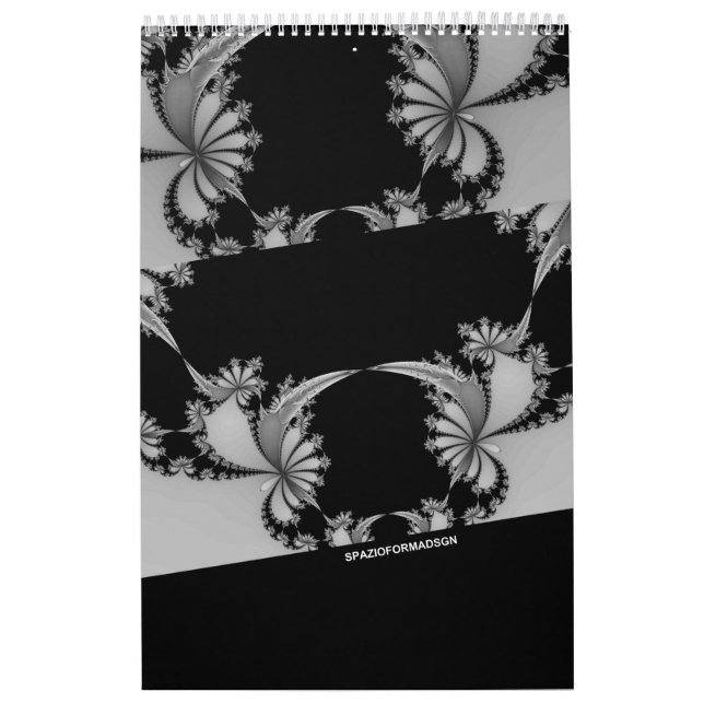 A year in the fractal garden calendar (Cover)