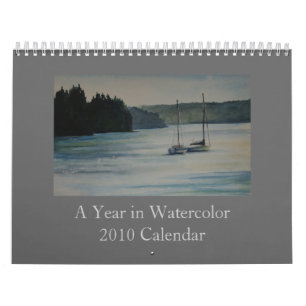 A Year in Watercolor - 2010 Calendar
