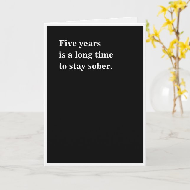 A Year is a Long Time Card (Yellow Flower)