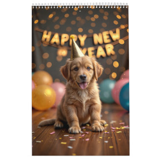 A Year of Adorable Dogs Calendar