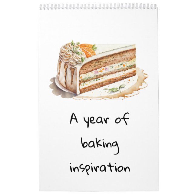 A year of baking inspiration Calendar (Cover)