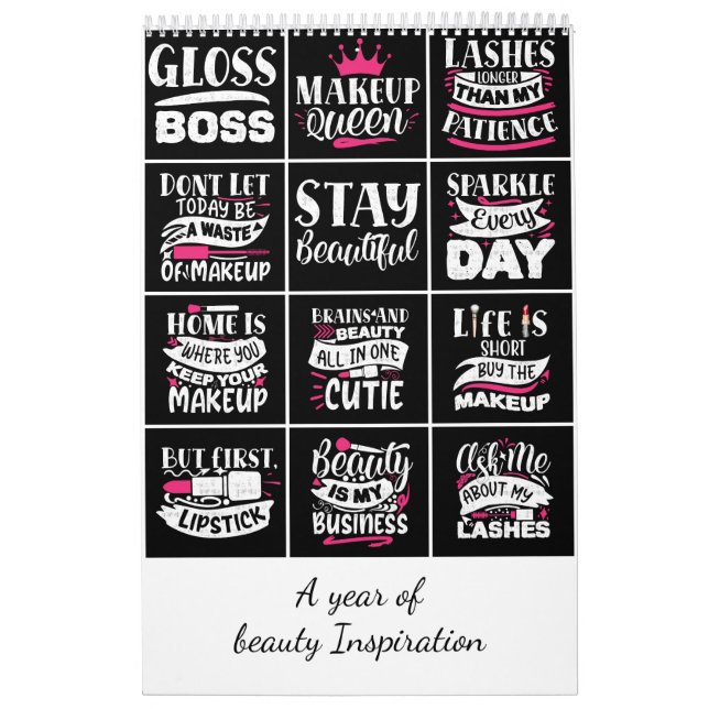 A year of beauty inspiration calendar (Cover)
