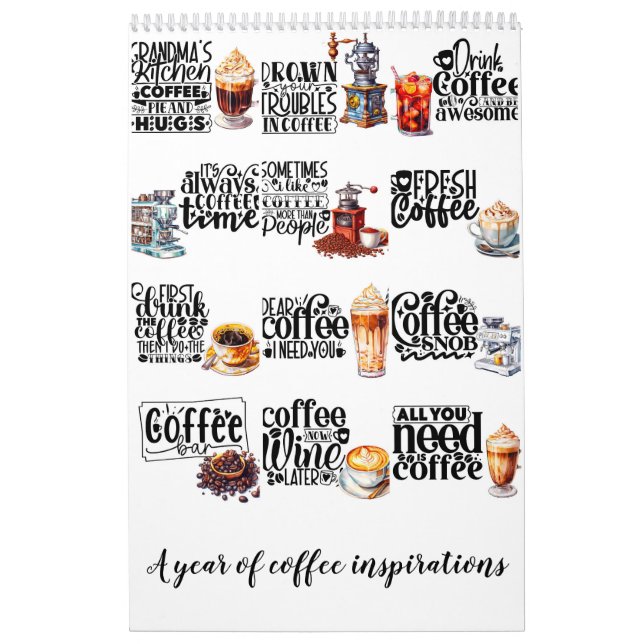 A year of coffee inspirations calendar (Cover)