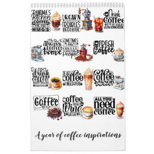 A year of coffee inspirations calendar