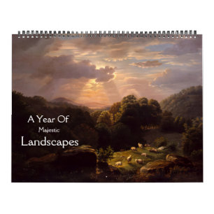 A Year Of Majestic Landscapes Calendar