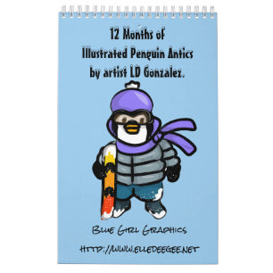 A Year of Penguins Calendar