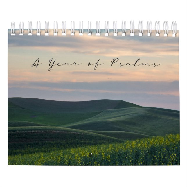 A Year of Psalms Bible Verse Calendar (Cover)