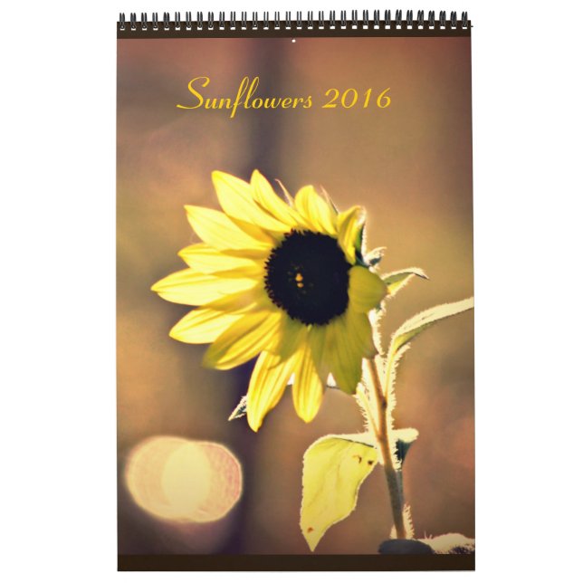 A Year of Sunflowers 2016 Calendar (Cover)