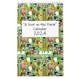 A Year on the Farm Calendar 2024