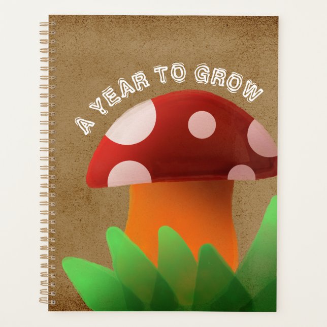 A Year to Grow 12 Months Planner (Front)