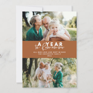 A year to remember modern minimal multi photo