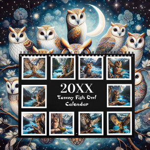 A Year with the Tawny Fish Owl 20XX Calendar
