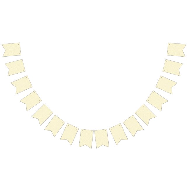 a yellow and white background with small circles bunting flags (All)