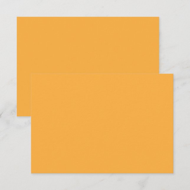 a yellow background with a thank you card (Front/Back)