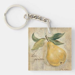 A Yellow Pear Keychain