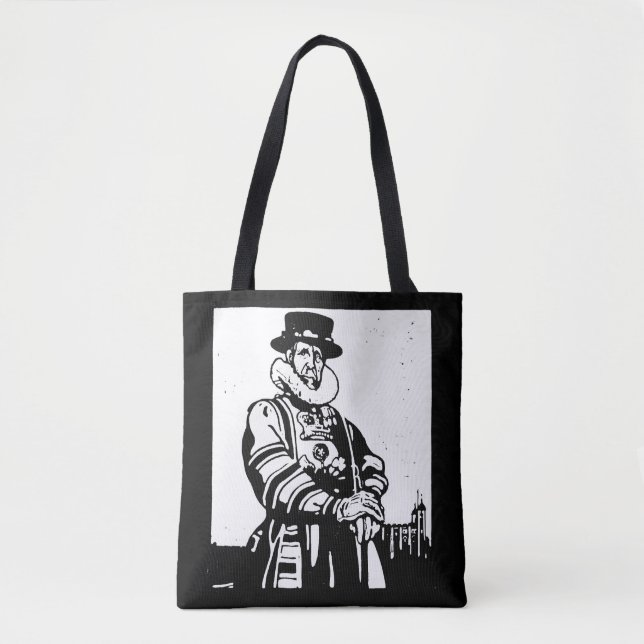 A Yeoman Warder or Beefeater Tote Bag (Front)