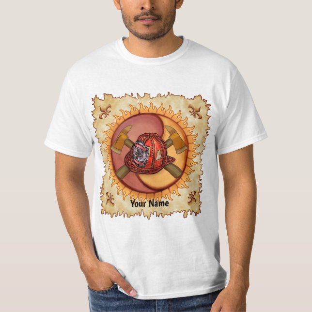 A Yin Yang Firefighter t-shirt (Front)