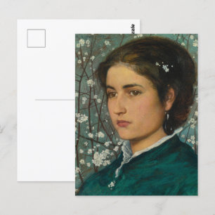 A Young Beauty by Edward Robert Hughes Postcard