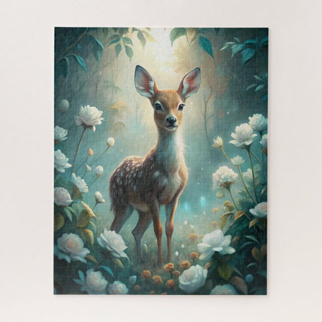 A Young Fawn Jigsaw Puzzle (Vertical)
