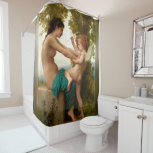 A Young Girl Defending Herself Against Eros