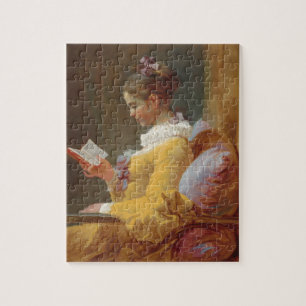 A Young Girl Reading, The Reader by J. Fragonard Jigsaw Puzzle