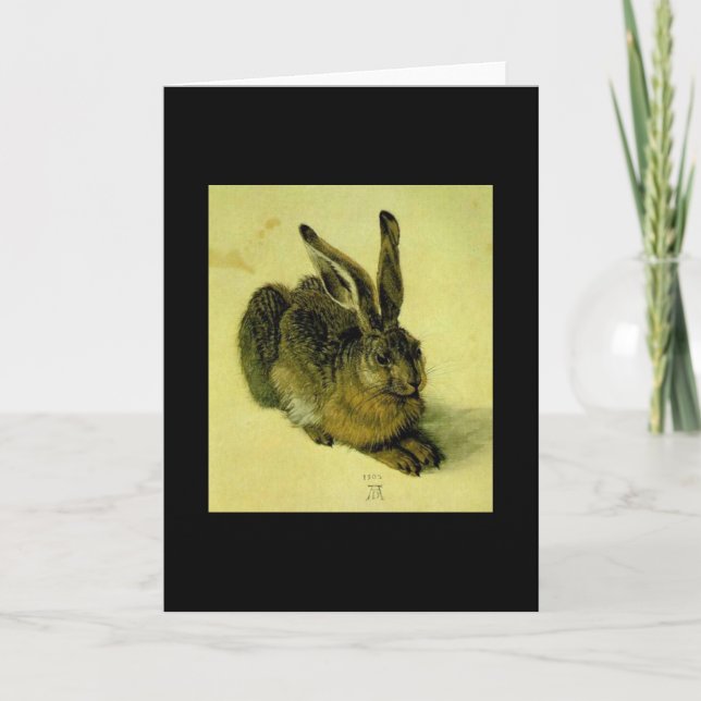 A Young Hare Card (Front)