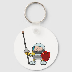 A young knight keychain