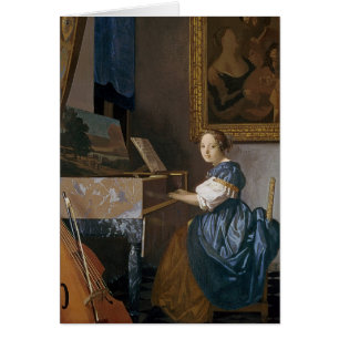 A Young Lady Seated at a Virginal, c.1670