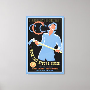 A Young Man's Opportunity Canvas Print
