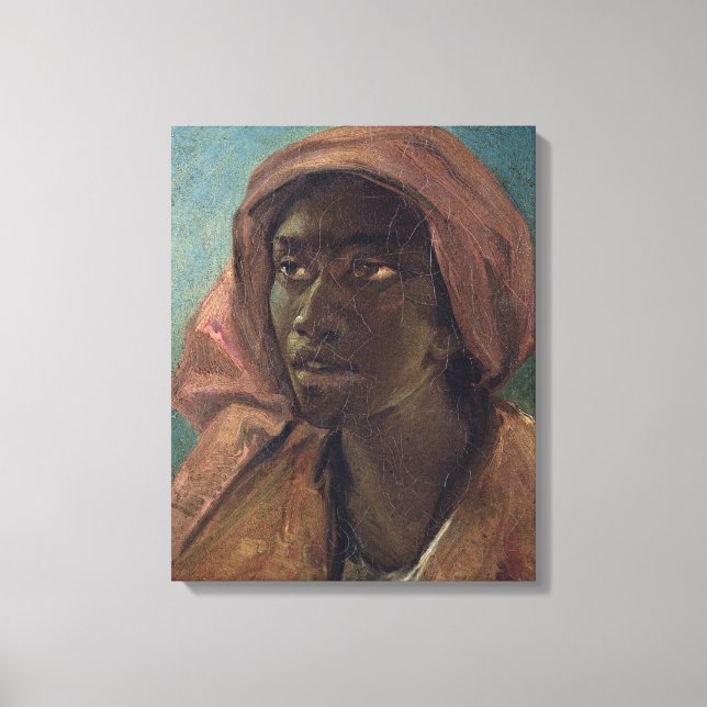 A Young Negro Woman Canvas Print (Front)