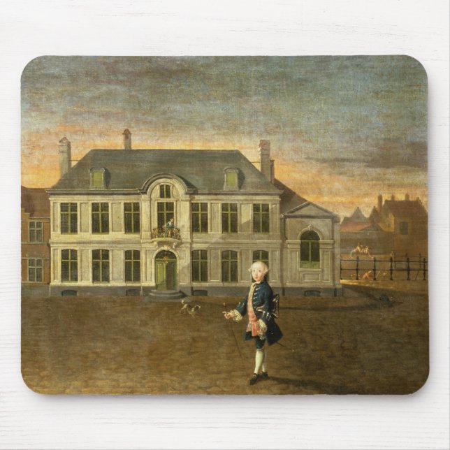 A Young Nobleman Standing before a Mansion (see al Mouse Pad (Front)