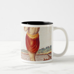 A Young Noblewoman from Secoton Two-Tone Coffee Mug
