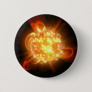A Young Red Dwarf 2 Inch Round Button