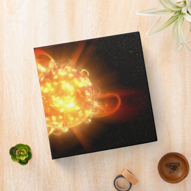 A Young Red Dwarf Binder (In Situ)